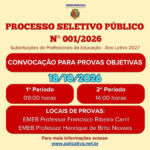 Provas de processo seletivo serão realizadas neste domingo