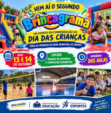 Brincagrama será realizado em Grama nos dias 13 e 14